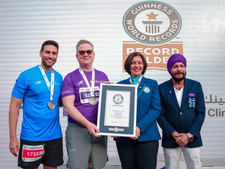 Cancer Run™ 2026 Abu Dhabi Edition Sets New Guinness World Records™ Title for Most Nationalities in a Cancer Awareness Run