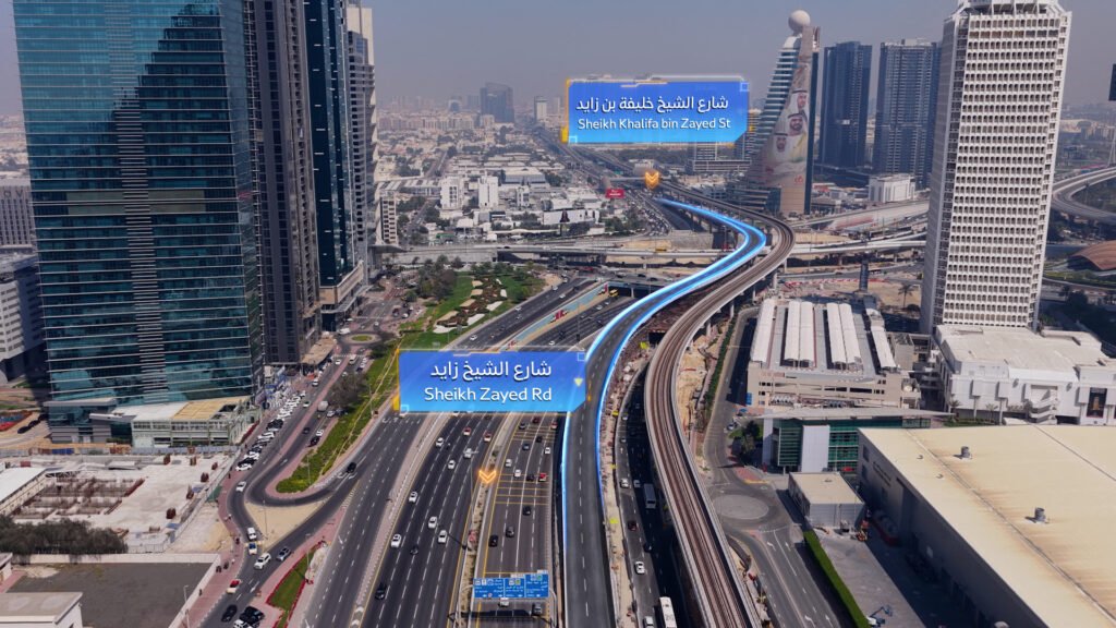 افتتاح جسر بطول 1000 متر يربط بين شارعي الشيخ زايد والشيخ خليفة بن زايد